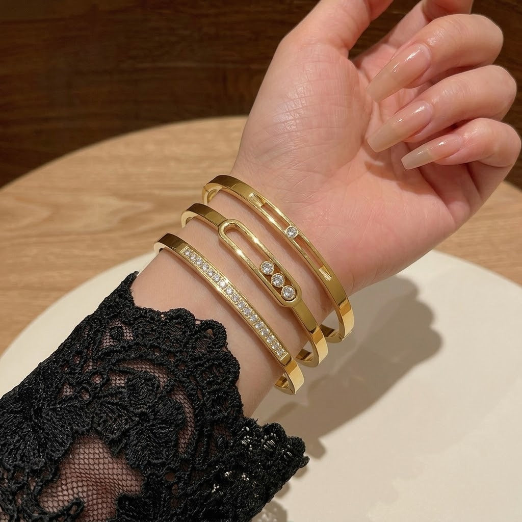 Titanium Steel Starry Sky Bracelet