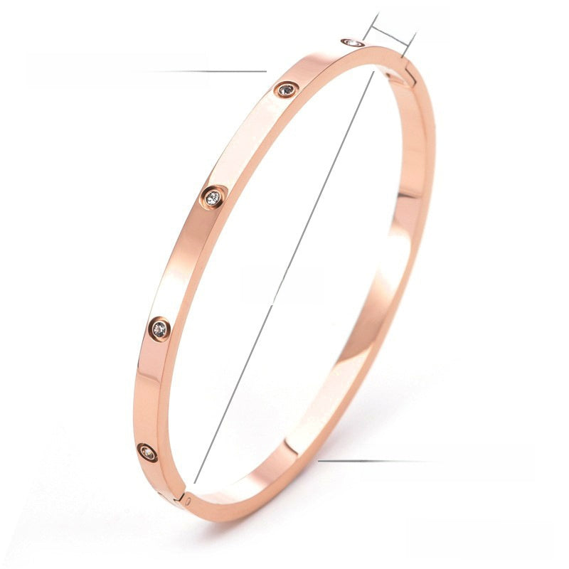 Bracelet with Zircon Decoration