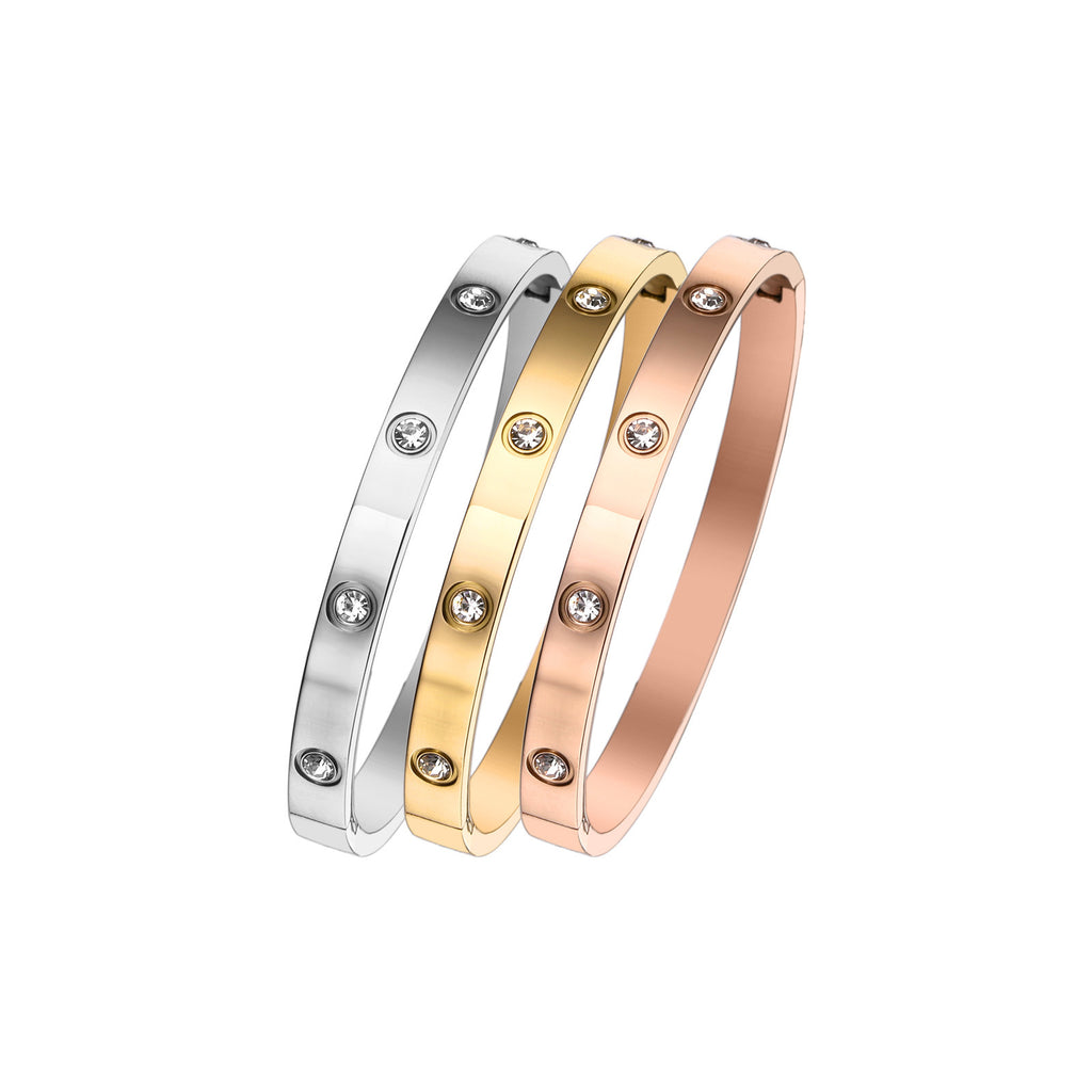 Bracelet with Zircon Decoration