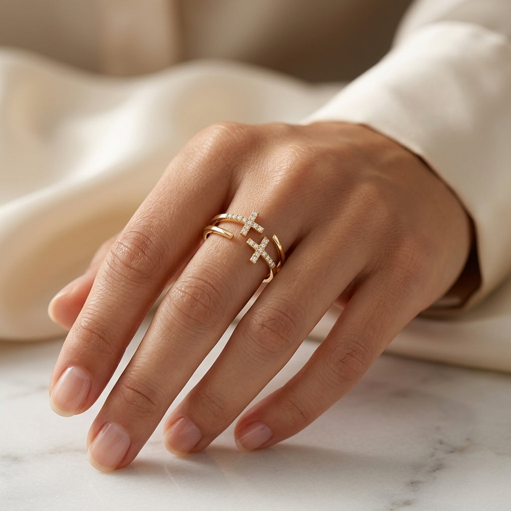 The Cross & Glow Ring
