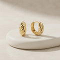 The Solstice Twisted Hoops