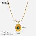Stainless steel pendant necklace for women